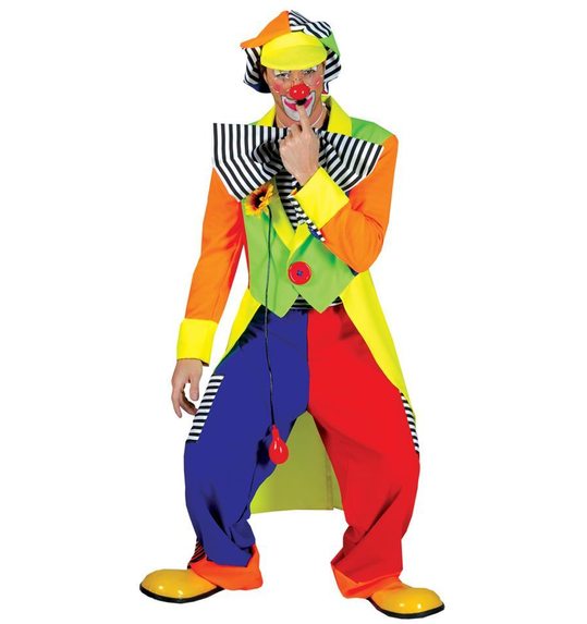 clown olaf kostuum plussize