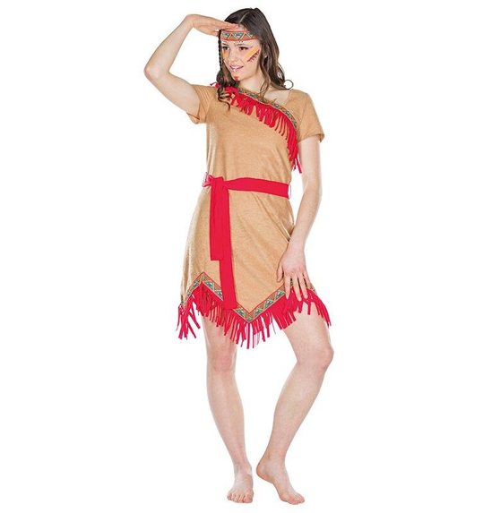 indianen dames kostuum