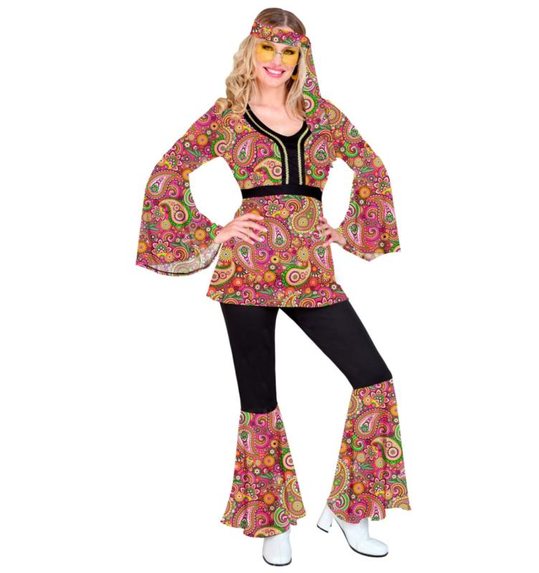 jaren 60 hippie dame Mandala