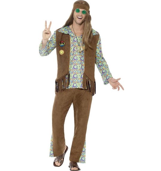 jaren 60 hippie pak voor heren
