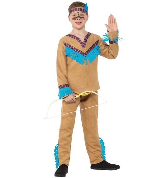 jongen indiaan kostuum