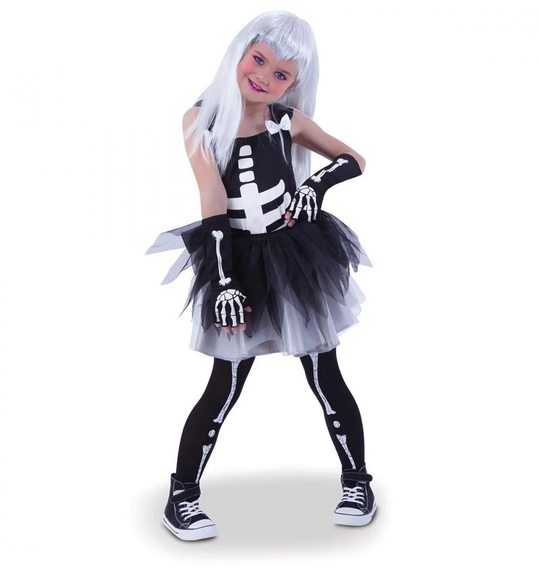 skelet meisje kostuum
