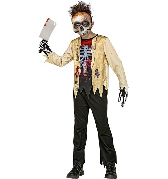 zombie skelet kostuum voor kids